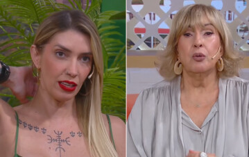 Georgina Barbarossa se hartó de Carmiña de Gran Hermano y la apuró en vivo: "No te entra una bala, sos una..."