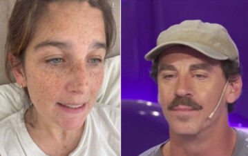 Juana Repetto mostró la foto “abierta al medio” para confirmar la crueldad de su ex marido