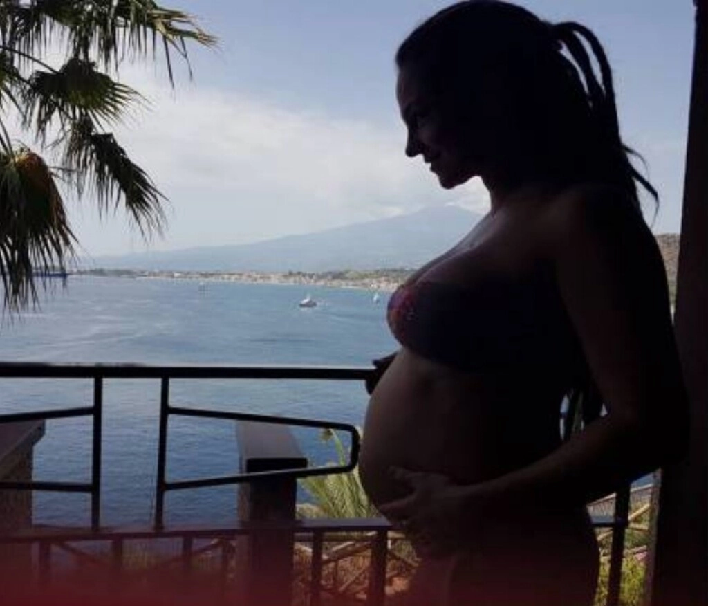 La foto que posteó Tamara Paganini para anunciar su embarazo. (Instagram)
