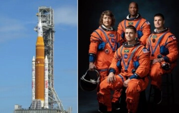 Los astronautas del Artemis II.