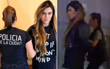 Escándalo: el terrible video de Luciana de Gran Hermano siendo arrestada por viuda negra