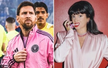 Messi y Griselda Siciliani. (Fotos Instagram)