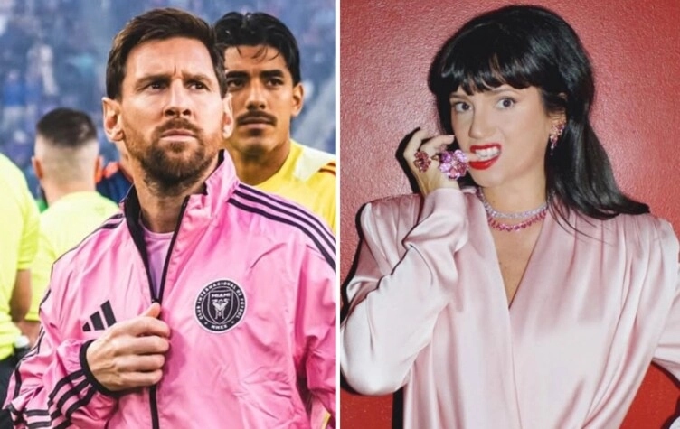 Messi y Griselda Siciliani. (Fotos Instagram)