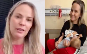 El drama de la ex Chiquititas y Rebelde Way Muni Seligmann con su bebé de 10 meses: "Se cayó del cambiador y se fracturó el cráneo"