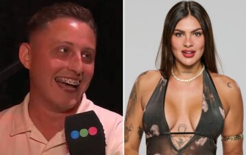 ¡Se enteró por la tele! La palabra del novio de Luana de Gran Hermano tras ser dejado en pleno vivo