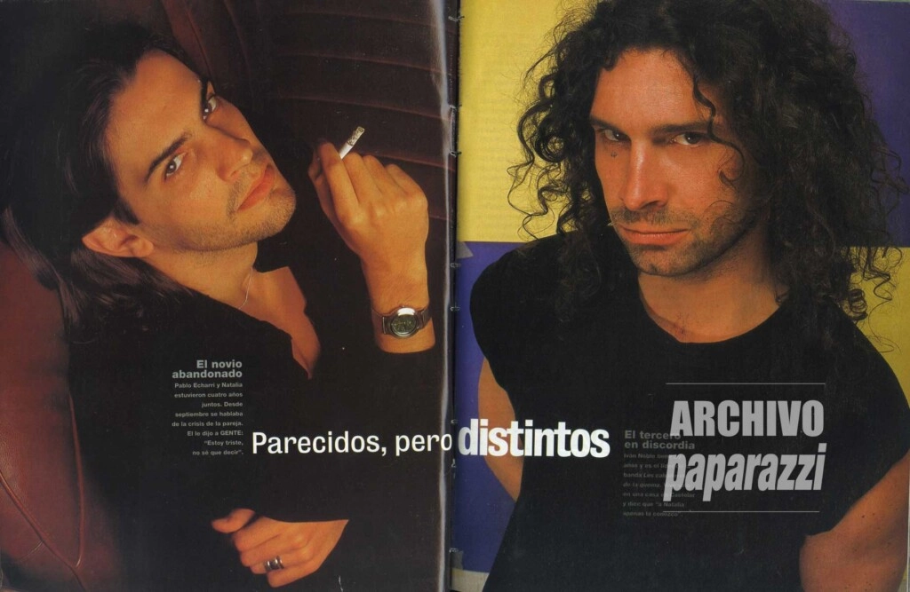 ¿A imagen y semejanza? Pablo Echarri Iván Noble. (Archivo Paparazzi)