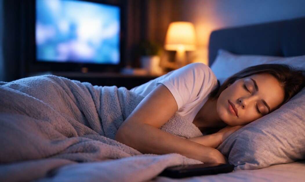 Qué significa dormir con la televisión encendida, según la psicología: la señal que muchos ignoran