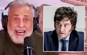 Rial quiso quedar cara a cara con Milei