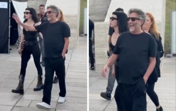 Fito Páez sorprendió en Rosario con una dedicatoria de amor a Sofía Gala frente a miles de personas