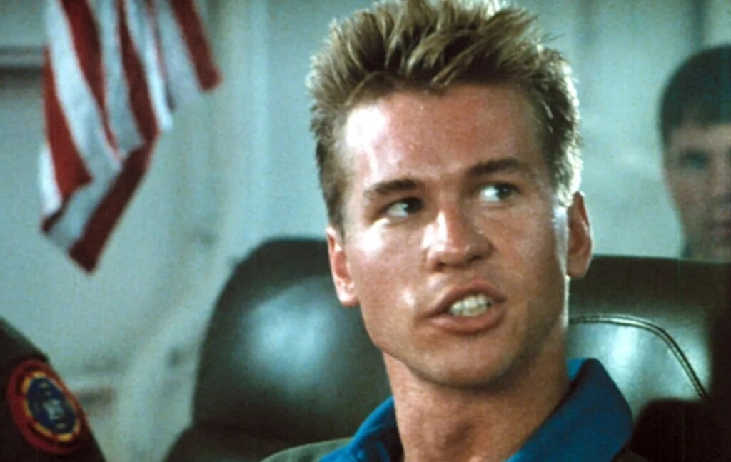 Val Kilmer en Top Gun.