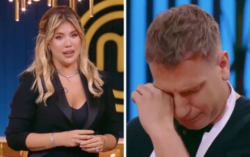 El momento más incómodo de Wanda Nara tras quedar eliminado Maxi López de MasterChef: llanto y confesiones
