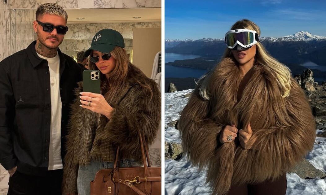 Las pruebas de que la China Suárez copia los looks de Wanda Nara: desde la bikini hasta el tapado de piel