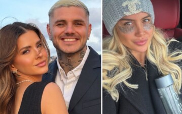 La China Suárez quiso demostrar que no le usó el vestido a Wanda Nara en su cumpleaños y se pisó sola