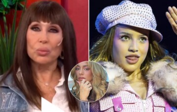 ¡Habló la One! Moria Casán liquidó a Emilia Mernes en medio de su escándalo con Tini Stoessel: “Una zorrita en…”