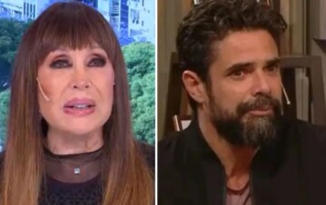 ¡Ay, no! Moria Casán metió la pata con Luciano Castro y se le escapó una frase letal: “Trabajás de…”