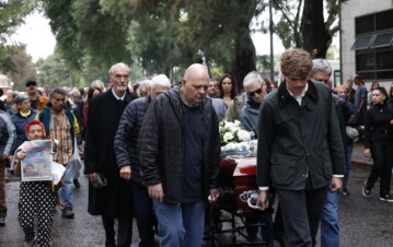 El último adiós a Luis Brandoni: despidieron sus restos en el cementerio de la Chacarita