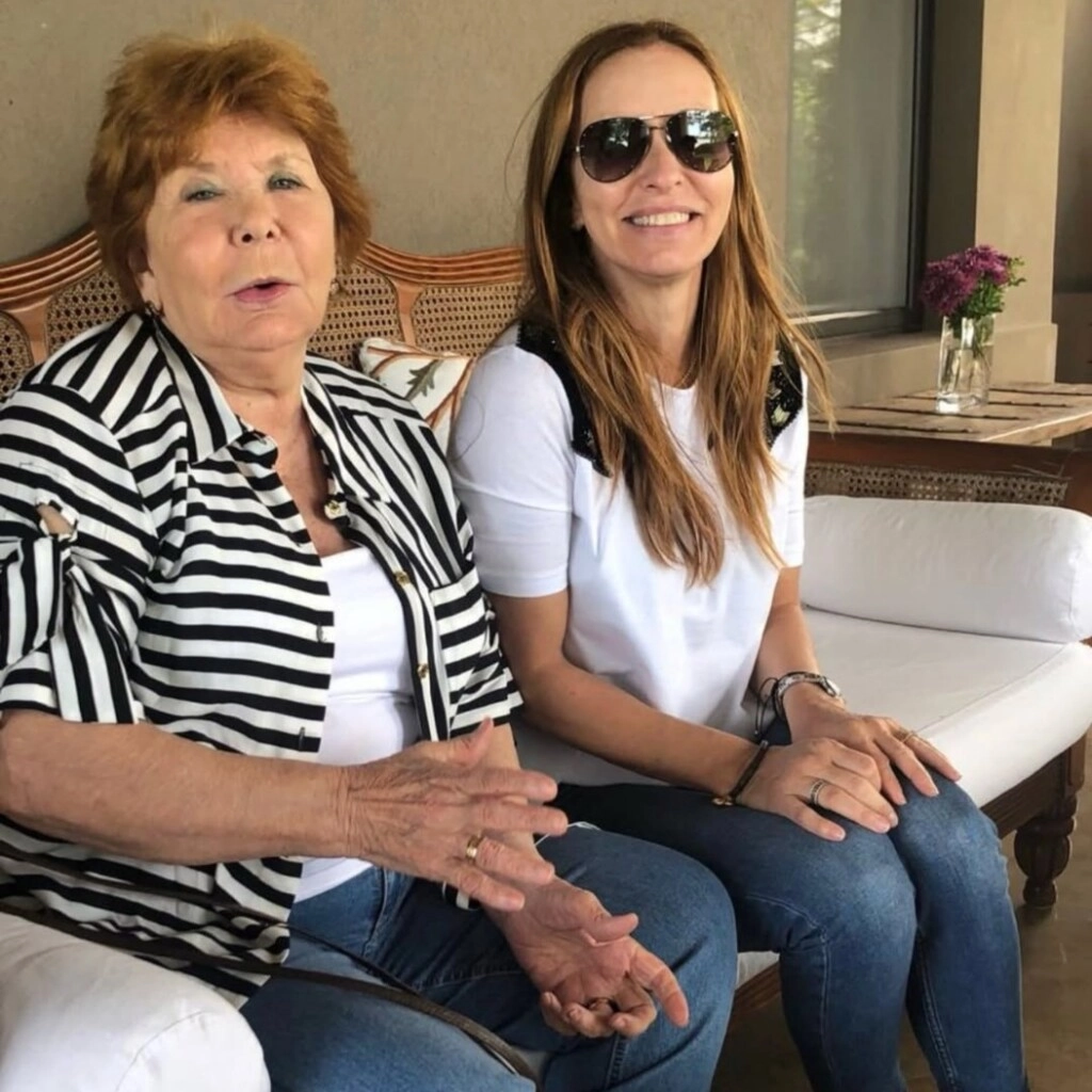 Analía Franchín con su mamá, Amalia. (Instagram)