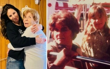 Analía Franchín con su mamá, Amalia. (Instagram)