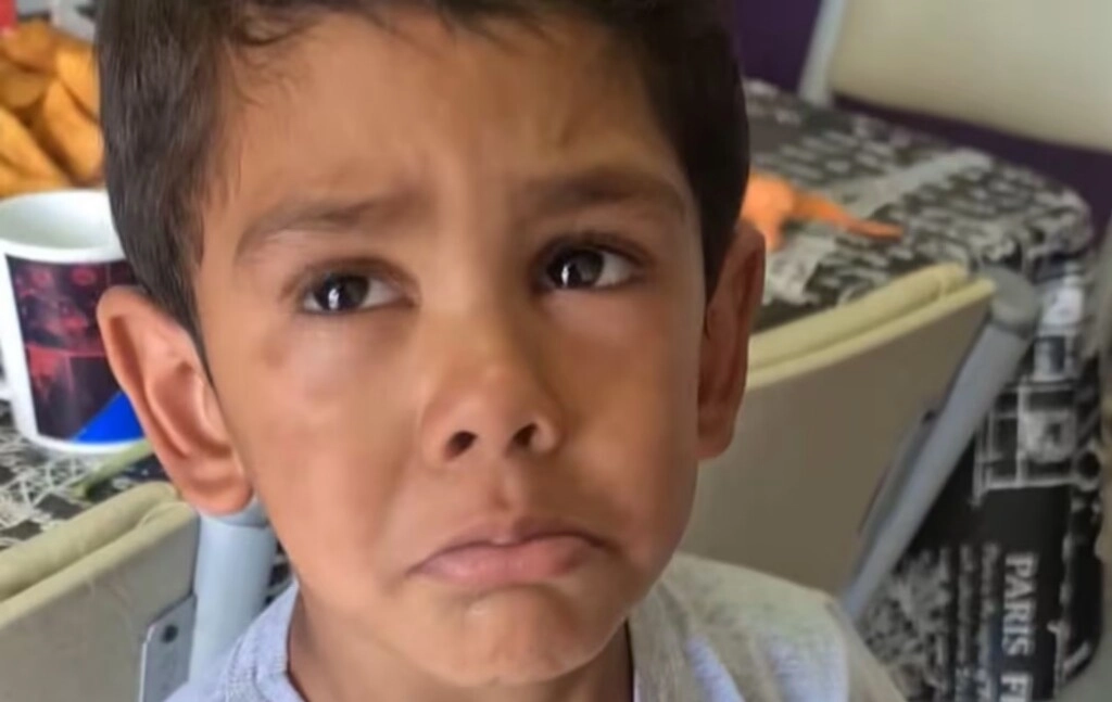 Ángel tenía 4 años.