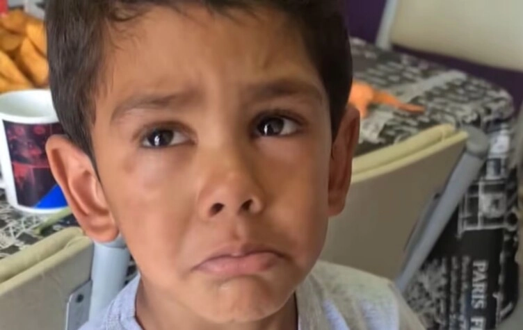 Ángel tenía 4 años.