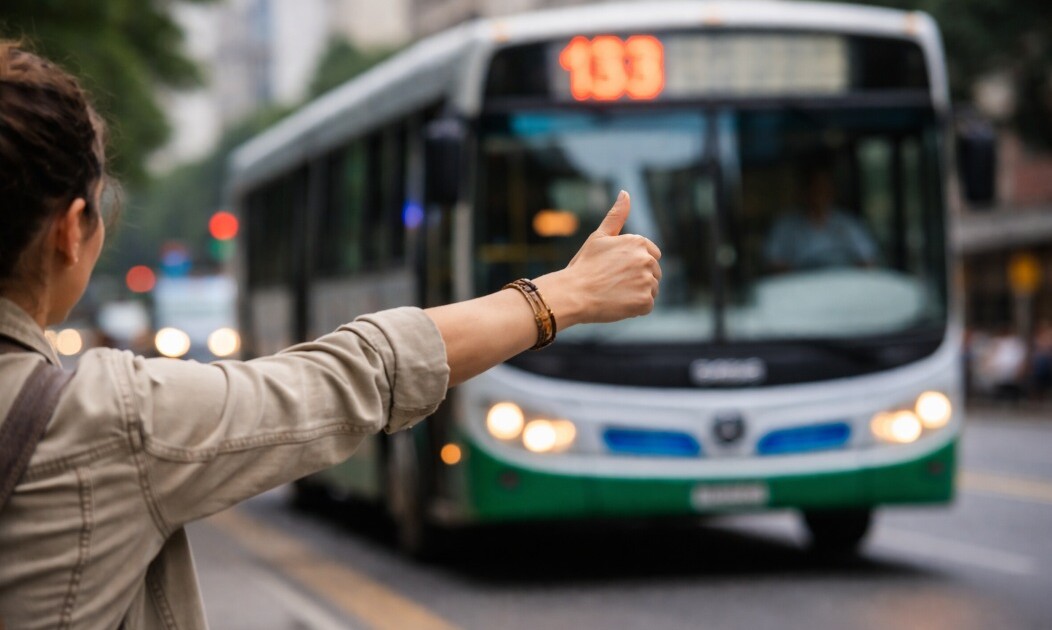 No parece real: así es la primera parada de colectivo con aire acondicionado en Argentina