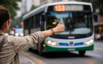 Argentina ya tiene su primera parada de colectivo con aire acondicionado.