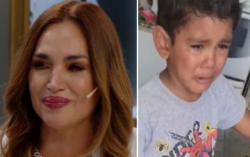 El llanto de Belén Francese por la muerte Ángel, el nene de 4 años de Comodoro Rivadavia
