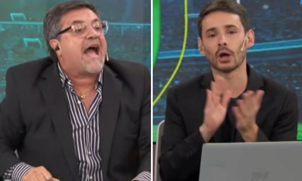 ¡Bochornoso video! Caruso Lombardi estalló de furia e insultó en vivo a sus compañeros de TN: 
