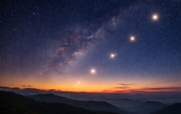 Cinco planetas en el cielo al mismo tiempo: cuándo y cómo ver la alineación desde Argentina