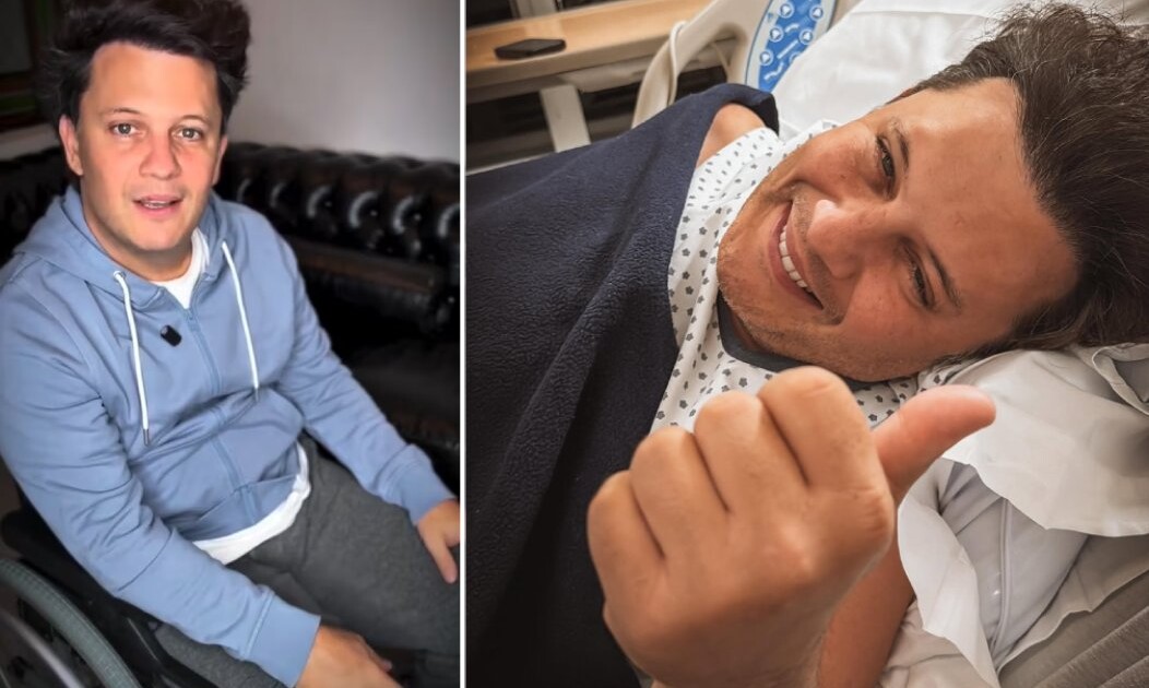 Darío Lopilato mostró cómo se recupera del grave accidente que sufrió: “Me rompí todo”