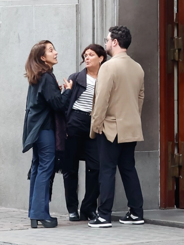 El actor Gastón Cochiarale en el velatorio de Luis Brandoni. (RS Fotos)