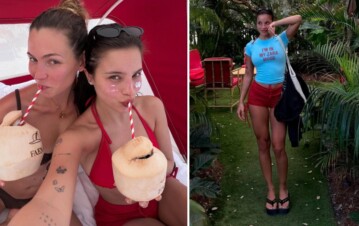 Mar, amigos y una ausencia llamativa: las vacaciones de Emilia Mernes tras el escándalo con Tini Stoessel y María Becerra