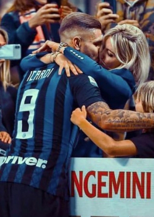 WANDA NARA, MEGA CARIÑOSA CON ICARDI. ABRAZOS, BESOS, EFUSIVIDAD. RECONTRA PEGOTA.