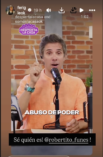 CUANDO ESCUCHO LA DENUNCIA DE ROBERTITO, FERNANDA IGLESIAS SE INVOLUCRO DE INMEDIATO