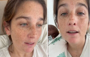 El terror que vive Juana Repetto por la operación de su bebé de 1 mes: “Lo dejé dormido en un quirófano”