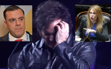 Milei en crisis: fuerte pelea del Gordo Dan y Lilia Lemoine