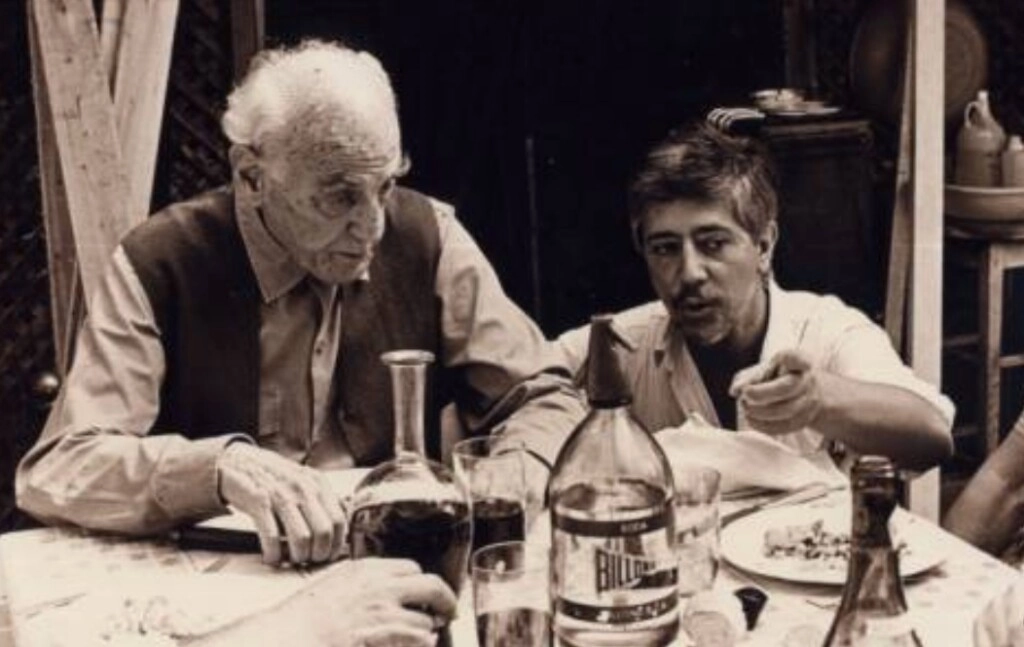 Luis Puenzo, en el detrás de escena de La historia oficial. (Archivo)