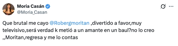 MORIA CASAN TAMBIEN MANDO AL FRENTE A MORITAN