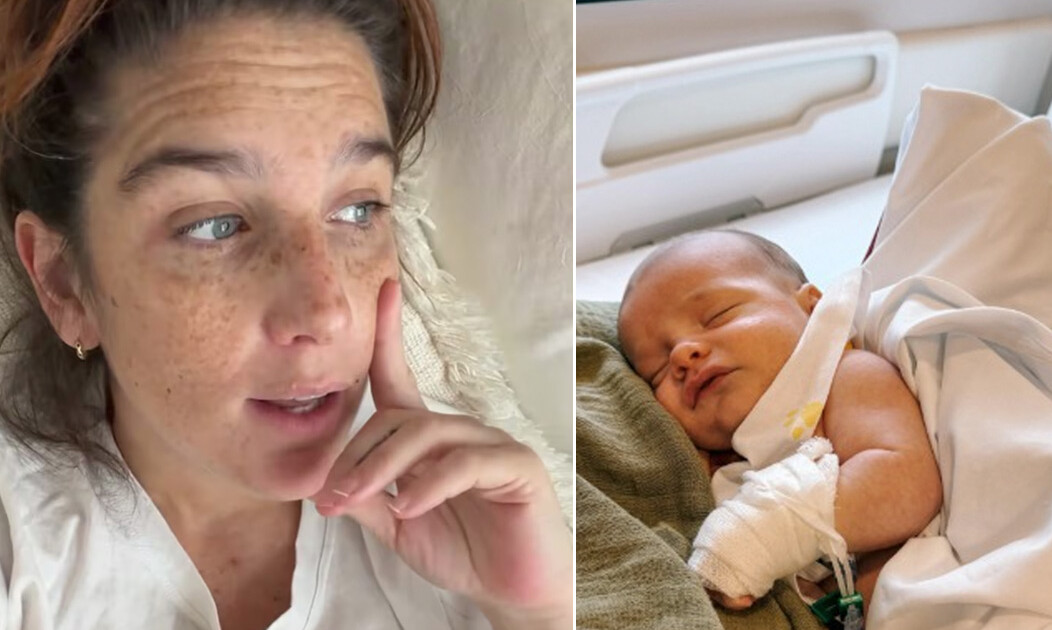 Operaron al bebé de Juana Repetto a un mes y medio de su nacimiento: 