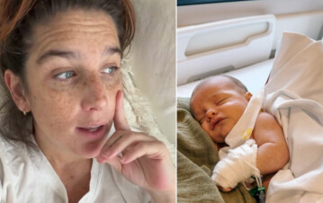 Operaron al bebé de Juana Repetto a un mes y medio de su nacimiento: "Extremadamente angustiante"