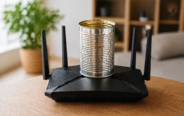 El truco de la lata de durazno sobre el router que mejora el WiFi y pocos conocen: para qué sirve