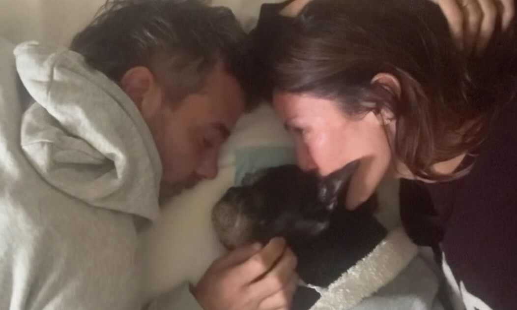 El desgarrador video de Paula Chaves despidiendo a su perro: 