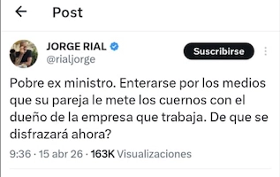CORTITO, CONCISO Y CONTUNDENTES. CON POCAS PALABRAS, RIAL ARMO UN TERREMOTO EN TODOS LOS AMBITOS.