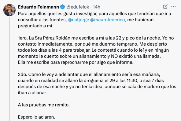 LA RESPUESTA DE FEINMANN A RIAL Y A MAURTO FEDERICO.