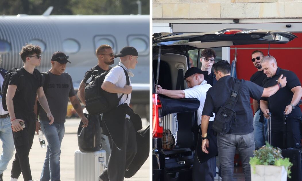 ¡Llegó en vuelo privado y con sus hijos! Ricky Martin ya está en la Argentina y revolucionó Ezeiza: todas las fotos