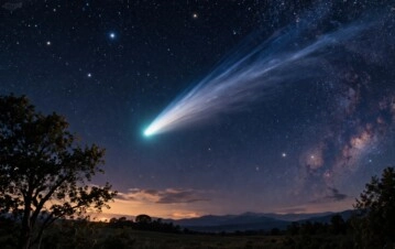 Se acerca a la Tierra un cometa que pasa cada 170.000 años: cuándo verlo desde Argentina