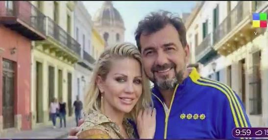 BARBIE SIMONS CON JORGE REALE: ELLA SIEMPRE UNA DIOSA, EL SIEMPRE DE BOCA.