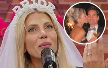 ¡Tramposa! Cande Ruggeri contó qué le prohibió a su pareja en la despedida de soltero pero sí hizo ella