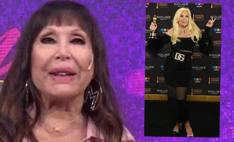 Moria destrozó el look de Susana Giménez en los Martín Fierro
