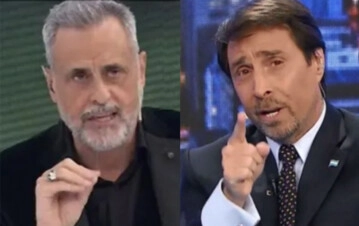 La pelea de Rial y Feinmann